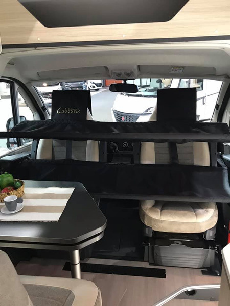Lůžko kabinové jednolůžko pro Mercedes Sprinter / VW Crafter (174 × 55 cm, hliníkový rám) 308087