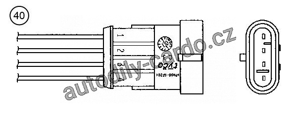 Lambda sonda NGK OZA527-E7 Lambda sonda NGK OZA527-E7
