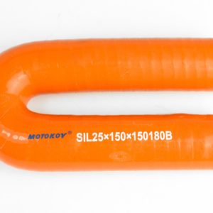 Koleno silikonové, průměr 25 mm, ohyb 180°, délka 150×150 mm 720786 Koleno silikonové, průměr 25 mm, ohyb 180°, délka 150×150 mm 720786