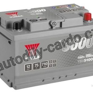 Autobaterie YUASA YBX5100 75Ah 710A 12V P+ /278x175x175/