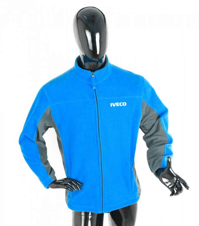 Bunda/mikina fleece IVECO modrá 2XL 647976