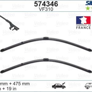 ST VF310 Stěrače VALEO SILENCIO 600 mm + 475 mm – ploché 873087
