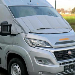 Termoclona vnější pro kabinu Volkswagen Caddy 5 (od 2021) – čelní a boční okna, s otevíracím průzorem, šedá 312364 Termoclona vnější pro kabinu Volkswagen Caddy 5 (od 2021) – čelní a boční okna, s otevíracím průzorem, šedá 312364