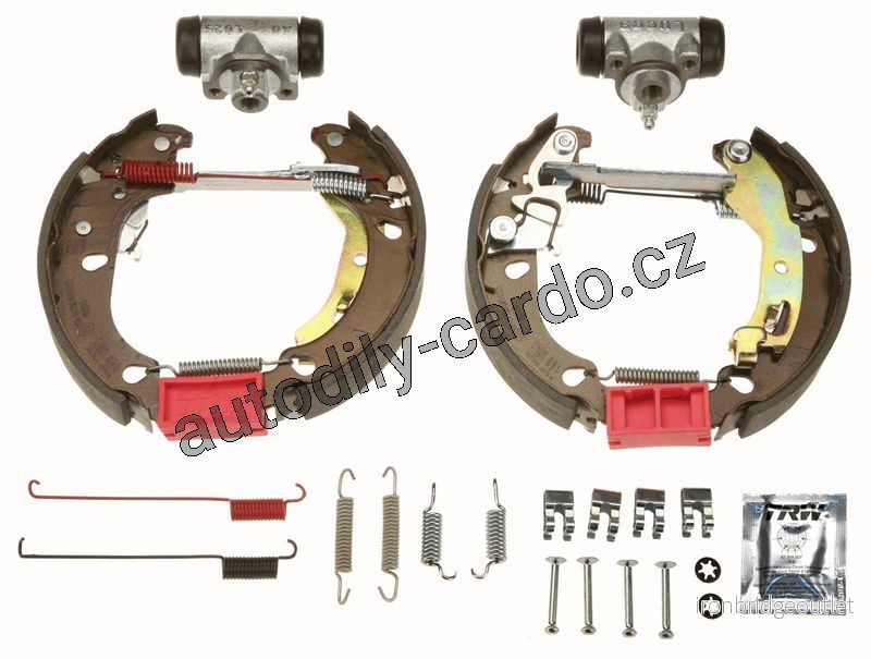 Sada brzdových čelistí TRW GSK1770 - Superkit FIAT PANDA
