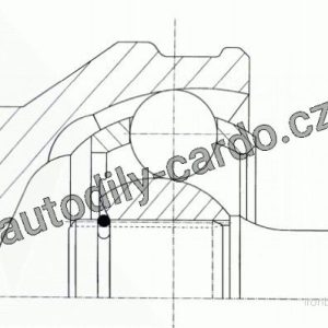 Kloub, hnací hřídel LÖBRO 301169 – MERCEDES-BENZ, OPEL