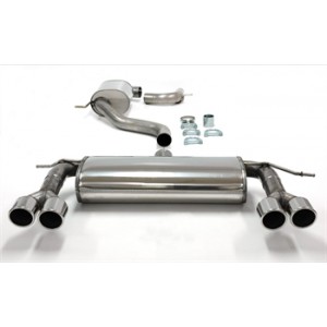 Duplexní nerezový výfuk 2x80mm Seat Leon Cupra (1P) 02VW032-8D