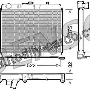 Chladič motoru DENSO (DE DRM21060)