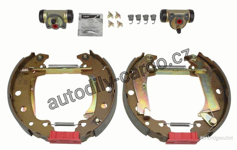 Sada brzdových čelistí TRW GSK1002 - Superkit RENAULT