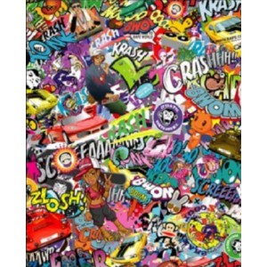 Stickerbomb TLK-058 polepová fólie 152x1500cm – interiér/exteriér TLK-058-150 Stickerbomb TLK-058 polepová fólie 152x1500cm – interiér/exteriér TLK-058-150