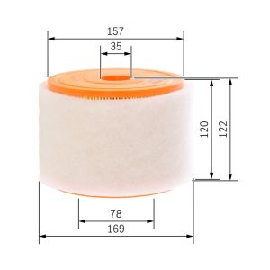 BO F026400289 Vzduchový filtr BOSCH