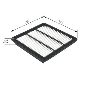 BO F026400407 Vzduchový filtr BOSCH
