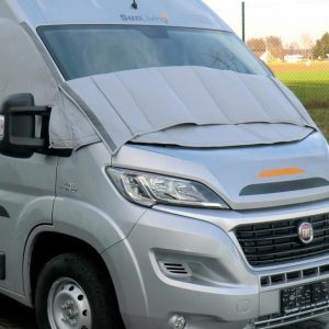 Termoclona vnější pro kabinu Volkswagen T6 / T6.1 (od 2015) – čelní a boční okna, s otevíracím průzorem, šedá 304904 Termoclona vnější pro kabinu Volkswagen T6 / T6.1 (od 2015) – čelní a boční okna, s otevíracím průzorem, šedá 304904