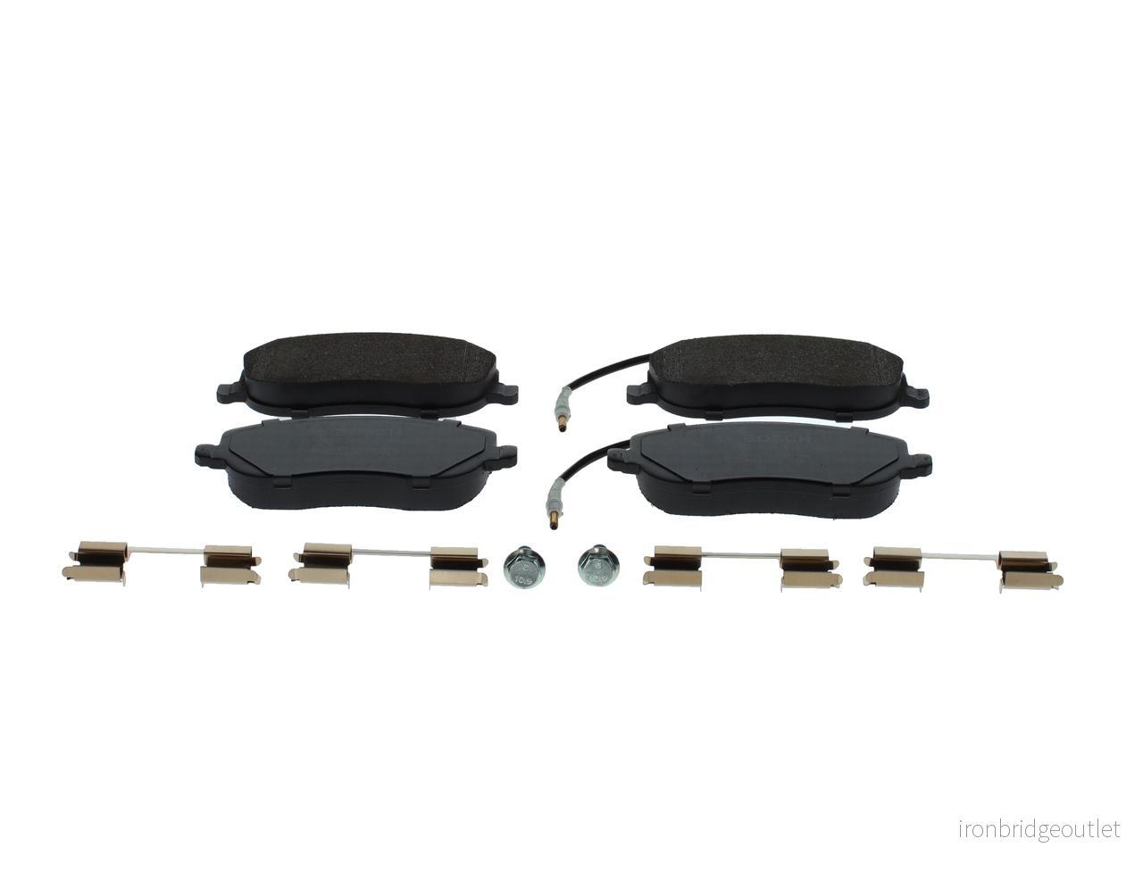 BO 0986494615 Sada brzdových destiček vč. příslušenství, BOSCH 160863