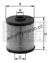 Palivový filtr MANN PU932X (MF PU932X) Palivový filtr MANN PU932X (MF PU932X)