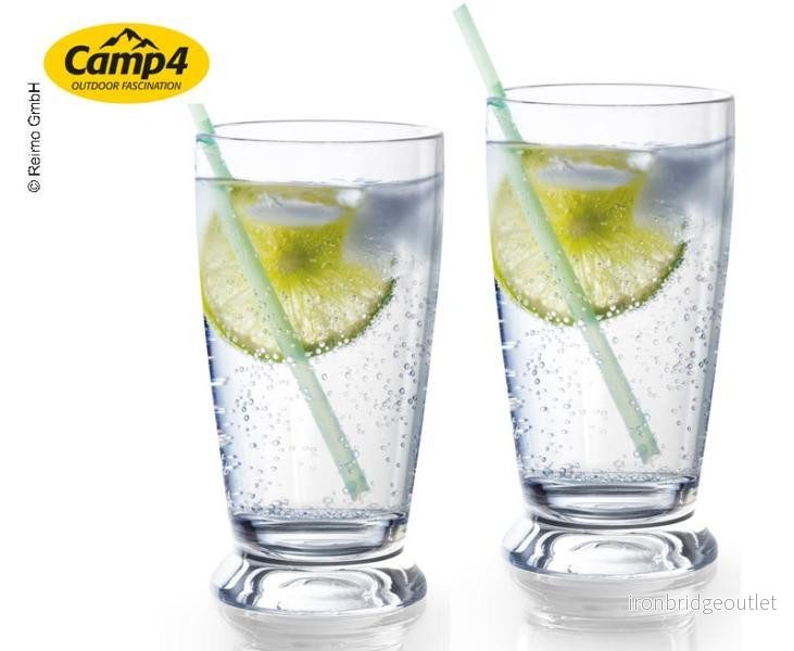 Sada plastových sklenic na vodu CAMP4, 300 ml, 2ks 306800