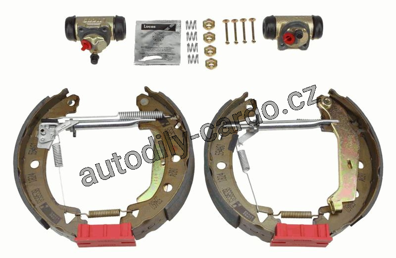 Sada brzdových čelistí TRW GSK1702 - Superkit ALFA ROMEO