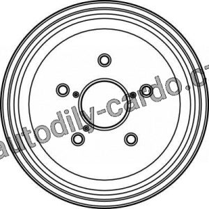 Brzdový buben TRW DB4060 – TOYOTA CAMRY