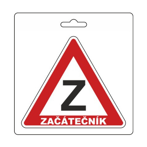 Samolepka začátečník, 105x120mm 90528