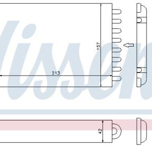 Výměník tepla NISSENS 71450 Výměník tepla NISSENS 71450
