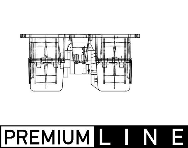 MH AB 31 000P Ventilátor topení MAHLE