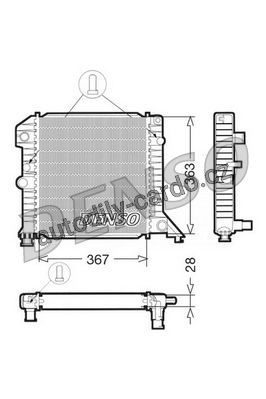 Chladič motoru DENSO (DE DRM33020) Chladič motoru DENSO (DE DRM33020)