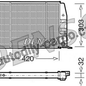 Chladič motoru DENSO (DE DRM02012) Chladič motoru DENSO (DE DRM02012)