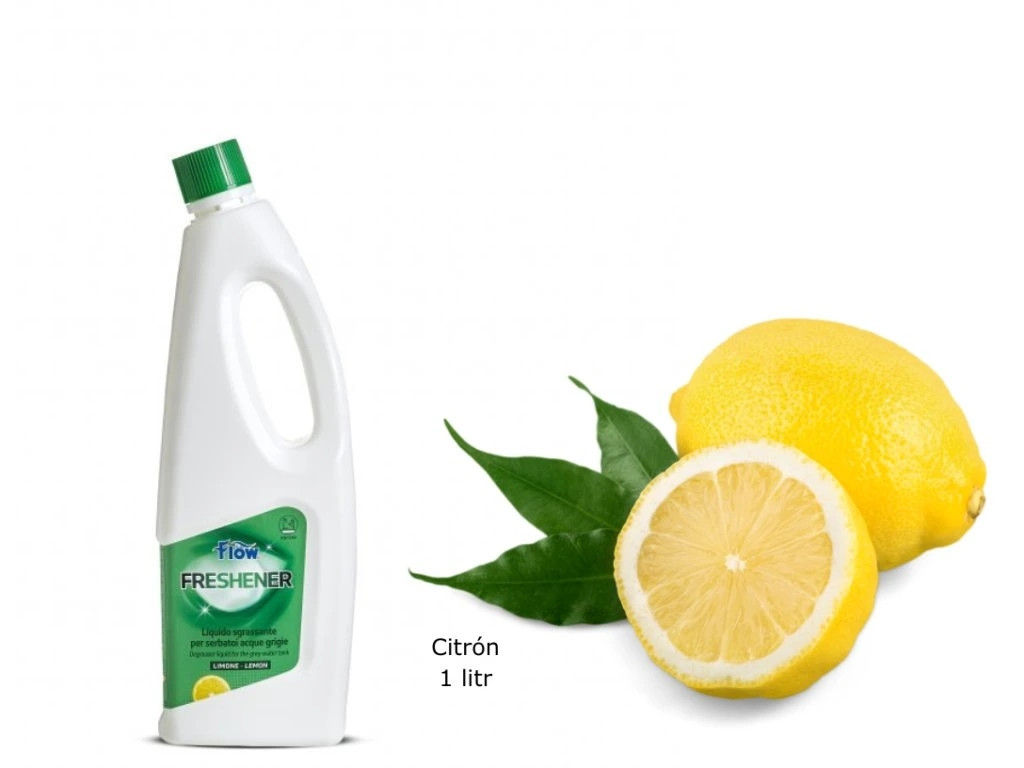 Flow Freshener Odmašťovací přípravek pro nádrže na šedou vodu CITRON 1L 320337