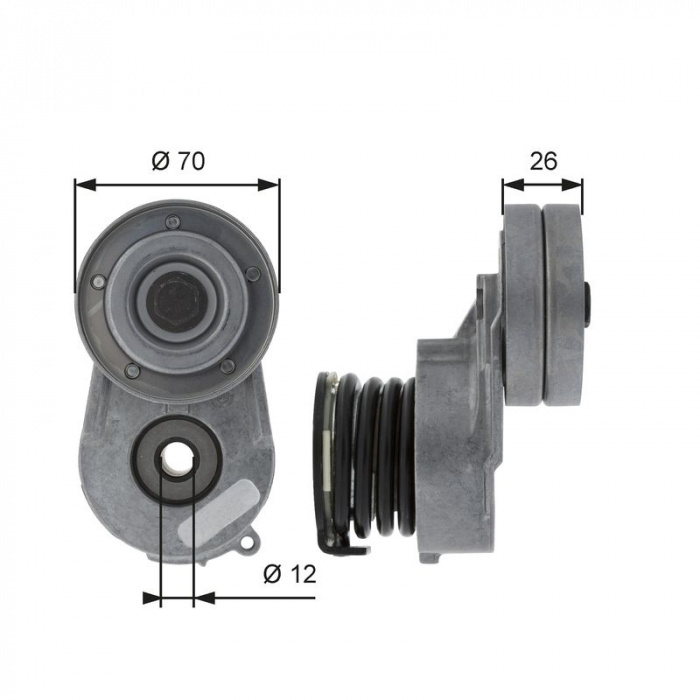 Napínací kladka GATES (GT T38496) Napínací kladka GATES (GT T38496)