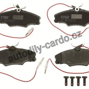 Sada brzdových destiček TRW GDB1193 – PEUGEOT 406 Sada brzdových destiček TRW GDB1193 – PEUGEOT 406