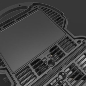 Plancha grilovací deska uzavřená hladká pro přenosný plynový gril NomadiQ rozměr 35 × 27 cm nepřilnavý povrch pro karavany a kempování 301804 Plancha grilovací deska uzavřená hladká pro přenosný plynový gril NomadiQ rozměr 35 × 27 cm nepřilnavý povrch pro karavany a kempování 301804
