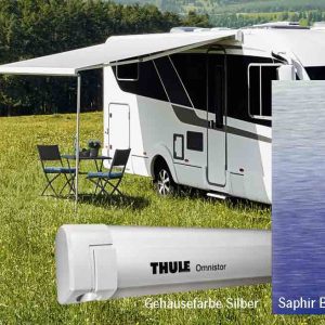 Markýza nástěnná kazetová Thule Omnistor 5200 3,5 m (stříbrné pouzdro, safírově modrá, výsuv 2,5 m) 312459 Markýza nástěnná kazetová Thule Omnistor 5200 3,5 m (stříbrné pouzdro, safírově modrá, výsuv 2,5 m) 312459