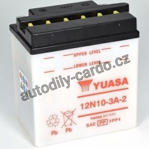 Motobaterie YUASA 12N10-3A-2 10Ah 103A 12V P+ /135x90x145/ Motobaterie YUASA 12N10-3A-2 10Ah 103A 12V P+ /135x90x145/