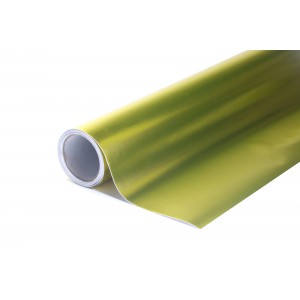 Matná chromovaná zlatá polepová fólie 152x700cm - interiér/exteriér MCF12-070