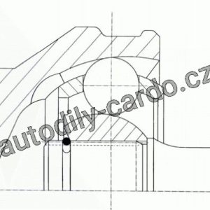 Sada kloubů, hnací hřídel LÖBRO 303551 – AUDI, SEAT, SKODA, VW