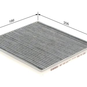 BO 1987435516 Kabinový filtr s aktivním uhlím BOSCH 301744 BO 1987435516 Kabinový filtr s aktivním uhlím BOSCH 301744