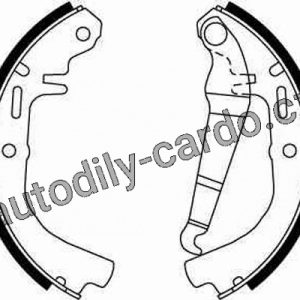 Sada brzdových čelistí TRW GS8078 – OPEL