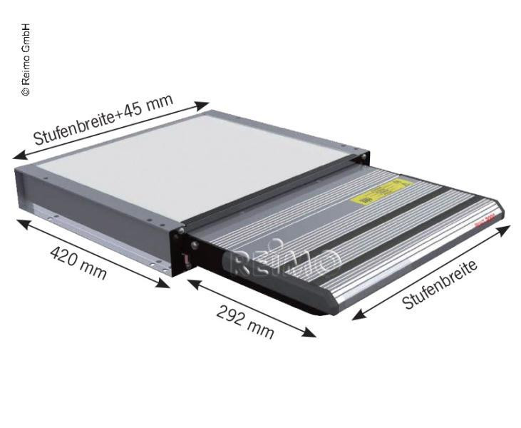 Elektrický výsuvný schůdek pro dodávky, 12V, šířka 700 mm 310579