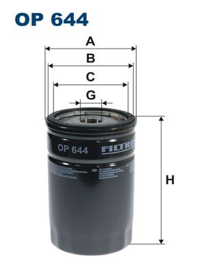 FI OP644 filtr olejový FILTRON
