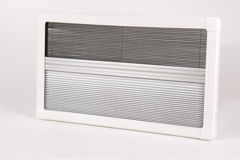 Roleta vnitřní zatemňovací s moskytiérou Carbest pro okna RW Style (rozměr 1200 × 500 mm, hliníkový rám, magnetický zámek) 304208
