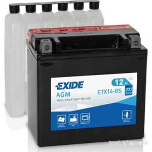 EX YTX14-BS 12Ah,s.p.200A,EXIDE BIKE,12V,150x87x145 157735 EX YTX14-BS 12Ah,s.p.200A,EXIDE BIKE,12V,150x87x145 157735