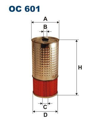 FI OC601 Filtr olejový FILTRON