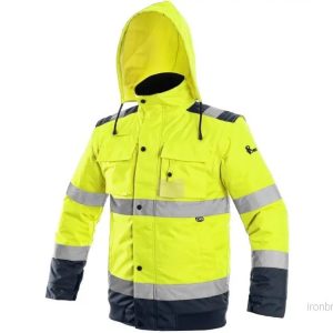 Bunda CXS LUTON výstražná, zateplená, 2v1, do pasu, žluto-modrá, vel. 2XL 742696 Bunda CXS LUTON výstražná, zateplená, 2v1, do pasu, žluto-modrá, vel. 2XL 742696