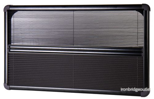 Rám vnitřní zatemňovací a moskytiéra pro okno Carbest RW Compact (1027 × 544 mm, matná černá) 313188
