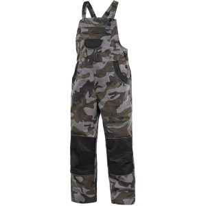 Kalhoty zahradníky dětské maskáčové, CXS CAMO. zesílený sed a kolena, vel. 150, CANIS 742642