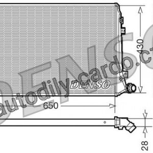 Chladič motoru DENSO (DE DRM32037) Chladič motoru DENSO (DE DRM32037)