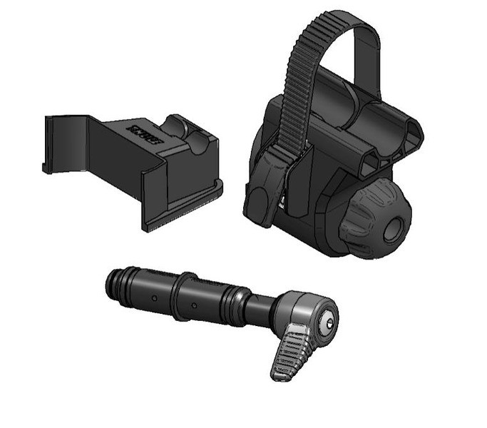 Adaptér vidlice Thule Fork Mount Adapter QR, pro rychloupínací osu 9 mm, snížení řídítek, montáž do garáže 314117
