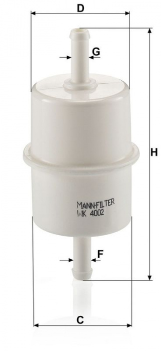 Palivový filtr MANN MF WK4002