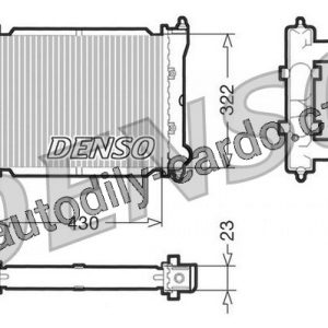 Chladič motoru DENSO (DE DRM32033) Chladič motoru DENSO (DE DRM32033)