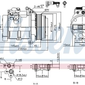 Kompresor klimatizace NISSENS 89606