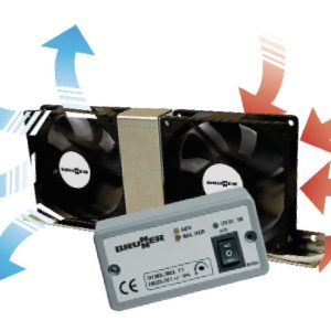 Ventilátor dvojitý do chladničky Vento Electronic 12 V / 6 W s ovládacím panelem a teplotním čidlem pro chladničky Dometic v karavanech a obytných vozech 316661 Ventilátor dvojitý do chladničky Vento Electronic 12 V / 6 W s ovládacím panelem a teplotním čidlem pro chladničky Dometic v karavanech a obytných vozech 316661